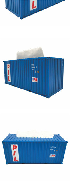 太平航運(yùn)PIL 1:35集裝箱紙巾盒模型 航運(yùn)文化與家居創(chuàng)意的完美融合