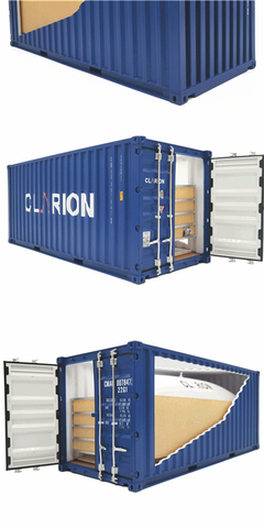 液袋模型與移動(dòng)廁所 海藝坊1:20集裝箱液袋模型的工藝與應(yīng)用